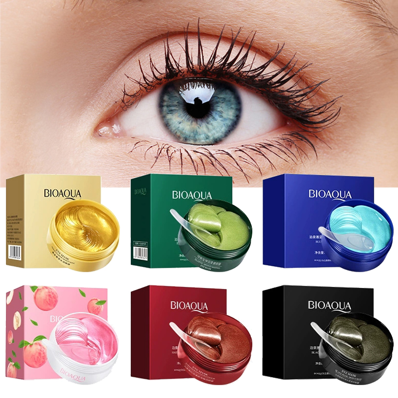 Sheet Mask Collagen - 60pcs BIOAQUA 크리스탈 콜라겐 아이 패치
