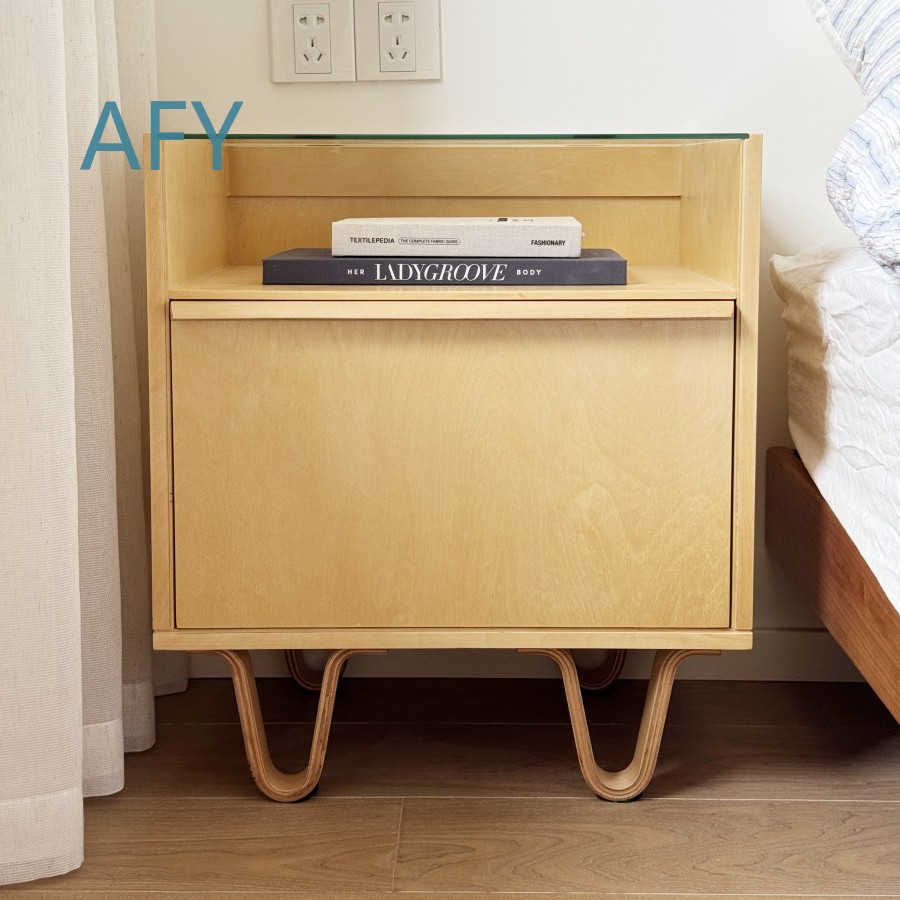 중세 스타일의 단단한 나무 침실용 탁자, 가정용 현대적 - Muji Home Storage 리뷰 및 가격