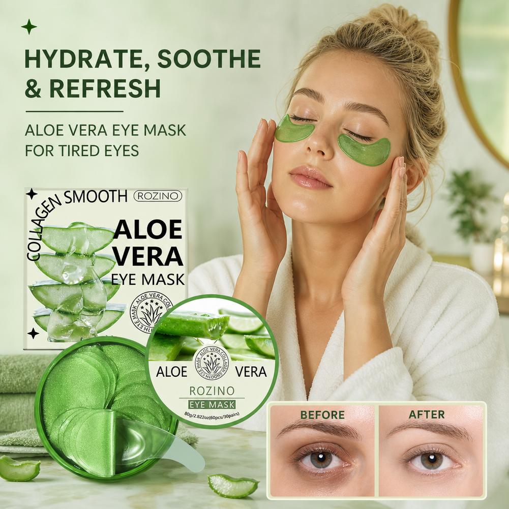 60개 알로에 베라 콜라겐 아이 마스크 보습 탄력 아이 - Sheet Mask Collagen 리뷰 및 가격