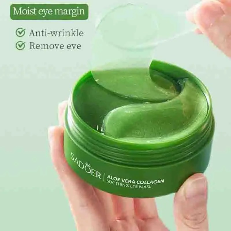 알로에 베라 콜라겐 아이 마스크, 다크 서클 방지 눈  - Sheet Mask Collagen 리뷰 및 가격