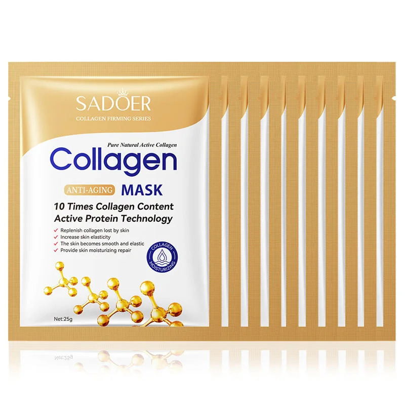 10개입 안티에이징 콜라겐 페이스 시트 마스크 - 보습 - Sheet Mask Collagen 리뷰 및 가격